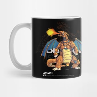 mecha dragon flame Mug